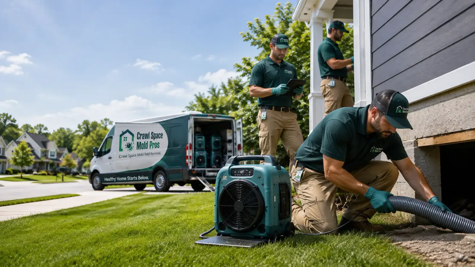 Crawl Space Mold Removal in Palo, MI